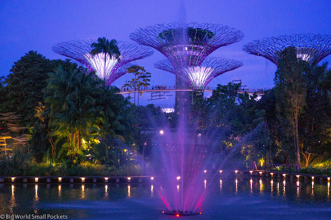 Singapore, Gardens By The Bay, Nightime