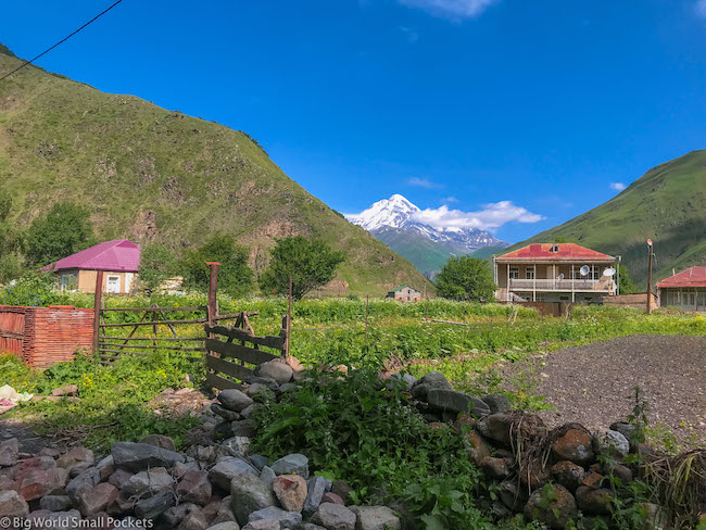 Georgia, Kazbegi, Village Life