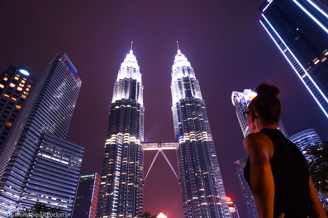 Malaysia, Kuala Lumpur, Me at Towers