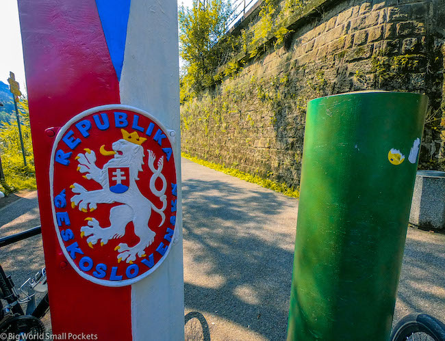 Czech Republic, Bohemian Switzerland, Border