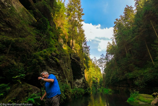 Czech Republic, Bohemian Switzerland, Gorge