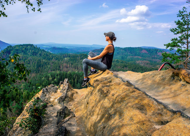 Czech Republic, Bohemian Switzerland, Me and View