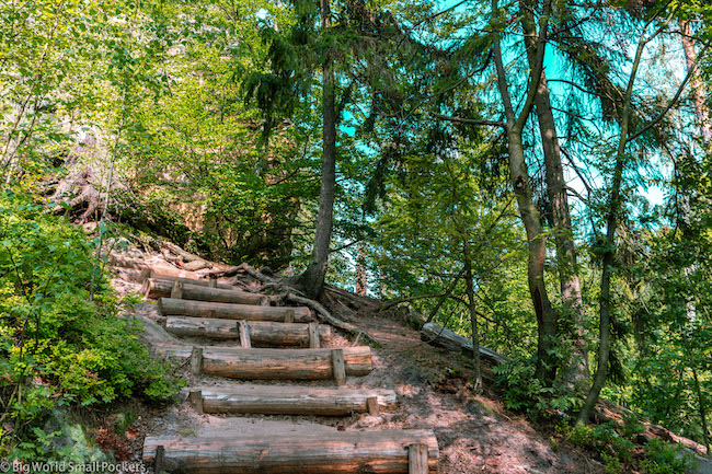 Czech Republic, Bohemian Switzerland, Steps