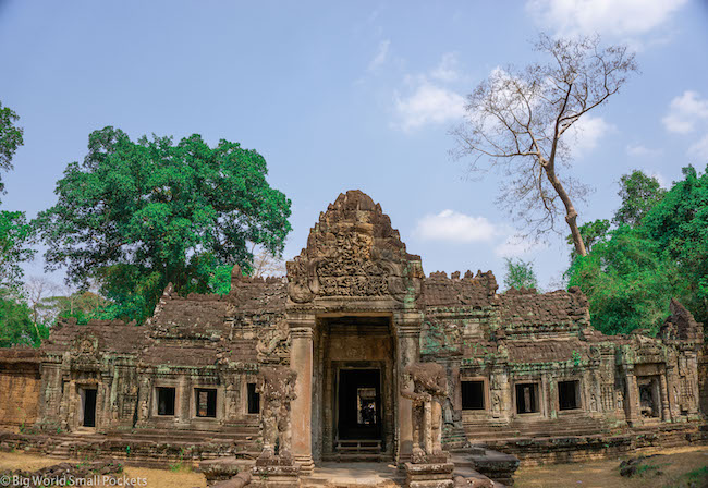 Cambodia, Angkor, Temple Facade