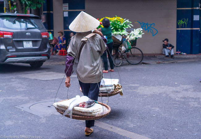 Vietnam, Hanoi, Hawker