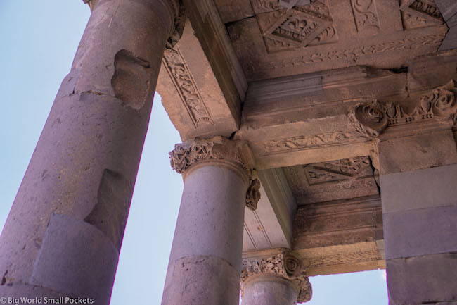 Armenia, Garni, Pillars