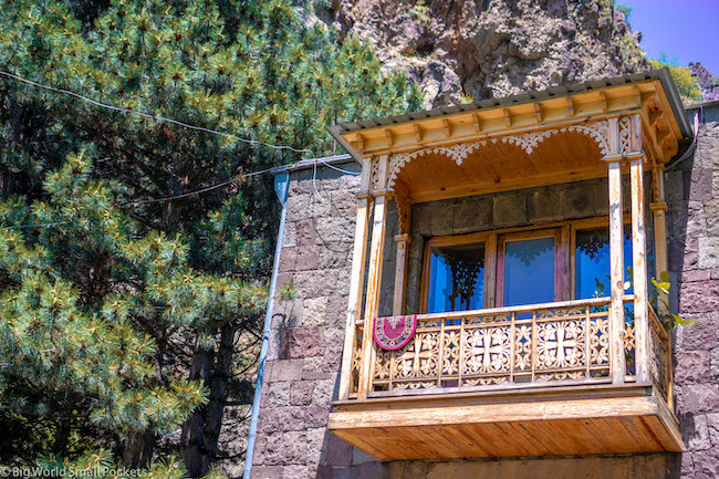 Armenia, Geghard, Balcony