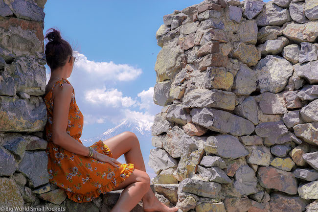 Armenia, Khor Virap, Me in Window