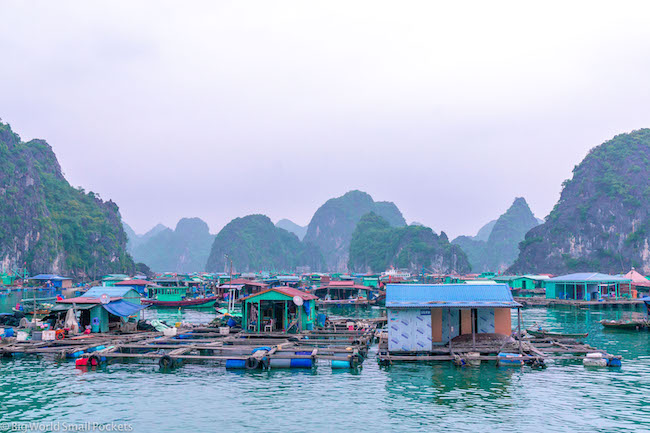 Vietnam, Cat Ba Island, Fishing Village