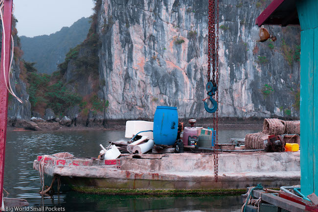 Vietnam, Cat Ba Island, Junk Boat