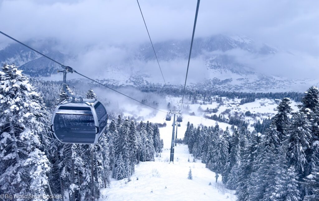 Georgia, Svaneti, Hatsvali Ski Lift