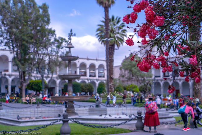 Peru, Arequipa, Plaza Da Armas