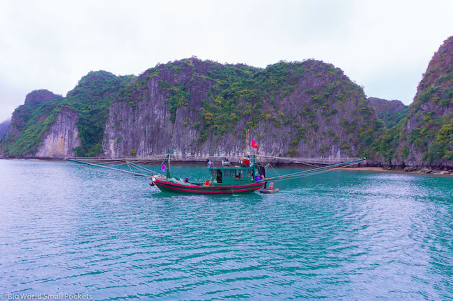 Vietnam, Lan Ha Bay, Fishing Boat