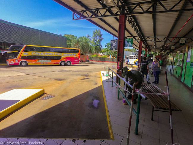 Argentina, Puerto Iguazu, Bus Station