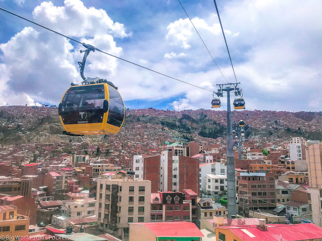 Bolivia, La Paz, Cable Car