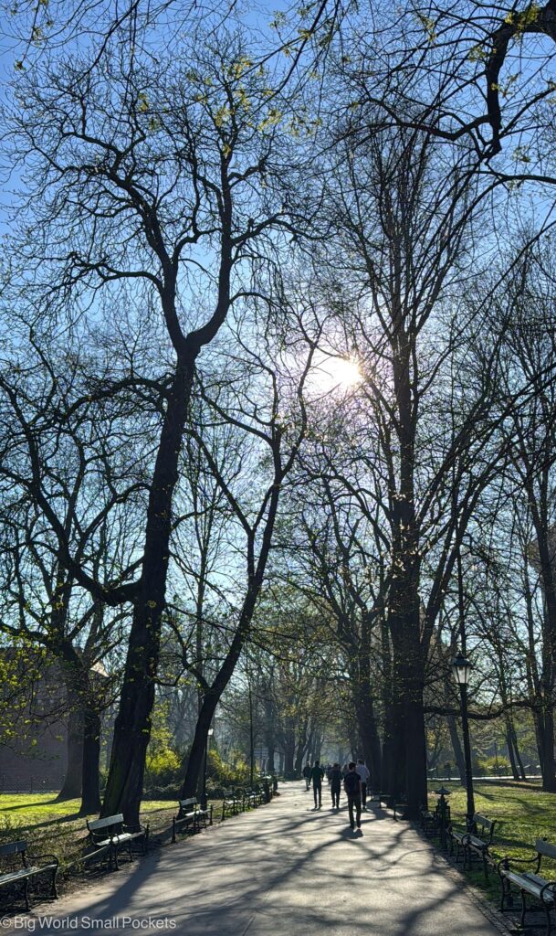 Poland, Krakow, Planty Park