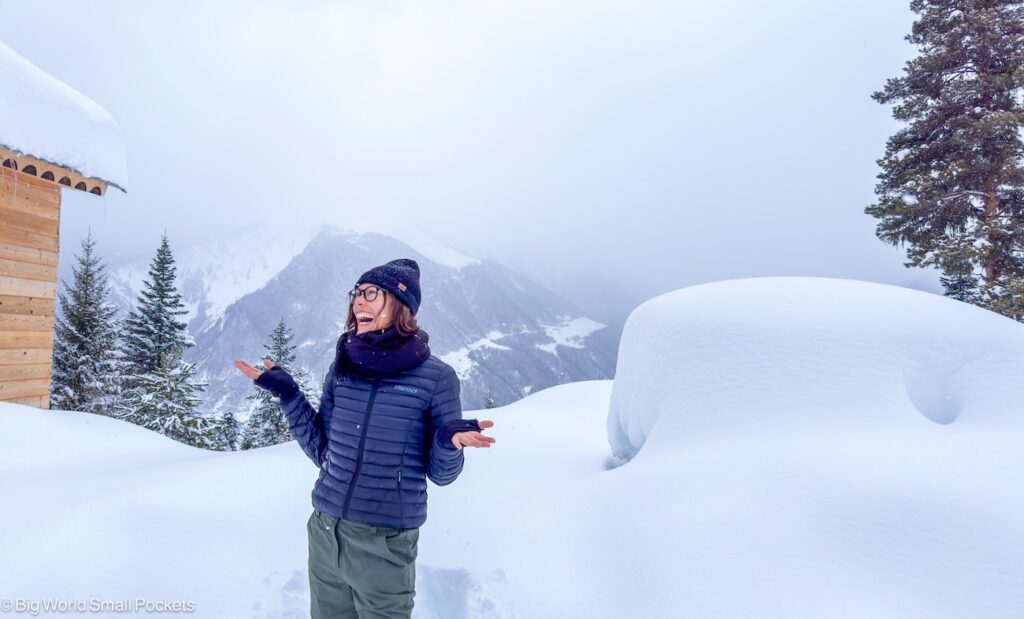 Georgia, Svaneti, Me in Snow
