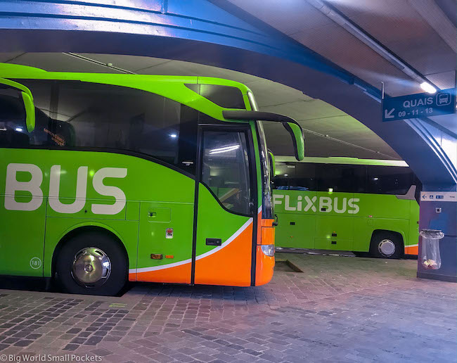 Paris to Barcelona, Flixbus, Bercy Station