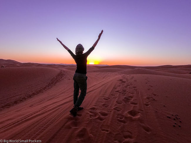 Africa, Morocco, Me at Sunrise