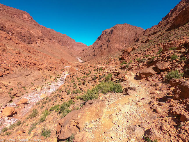 Morocco, Todra Gorge, Hiking Trail