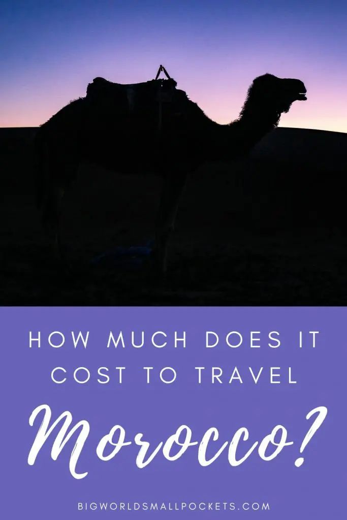 모로코에서 여행하는 데 드는 비용은 얼마입니까?