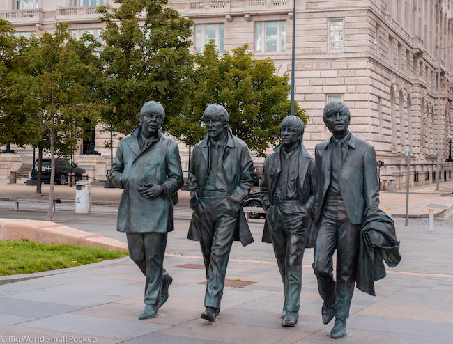 England, Liverpool, Beatles Statue