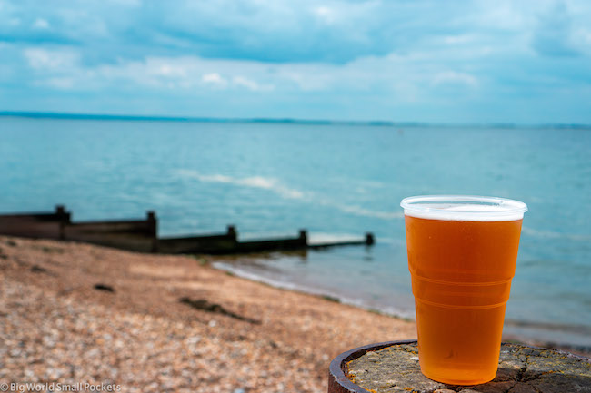 England, Whitstable Beach, Beer