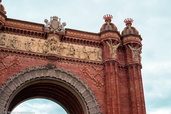 Spain, Barcelona, Arco de Triunfo