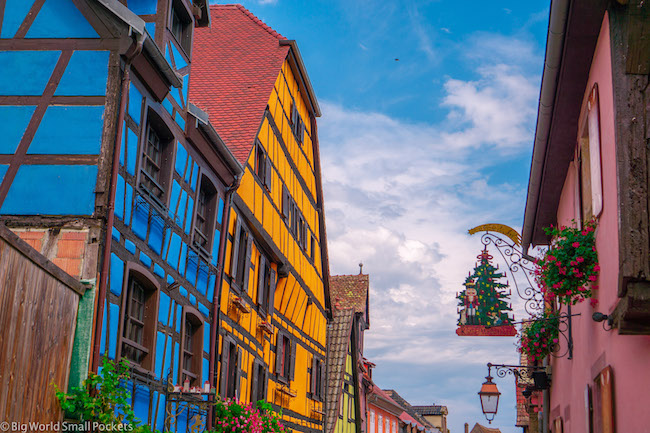 France, Alsace Wine Route, Village