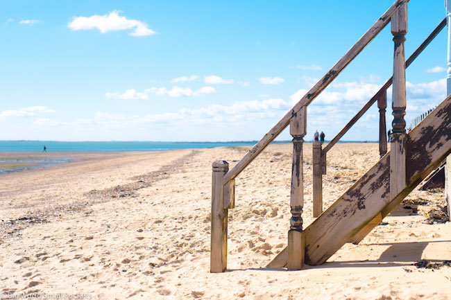 England, Essex, Mersea Island Beach Hut