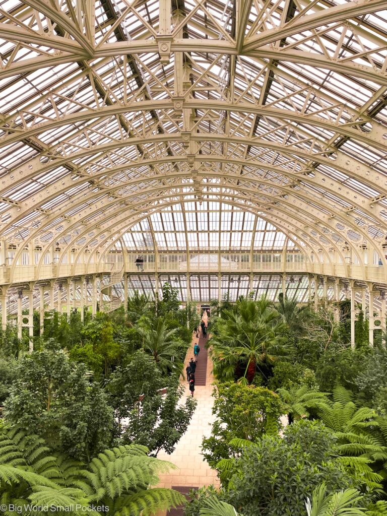 London, Kew Gardens, Glass House Interior