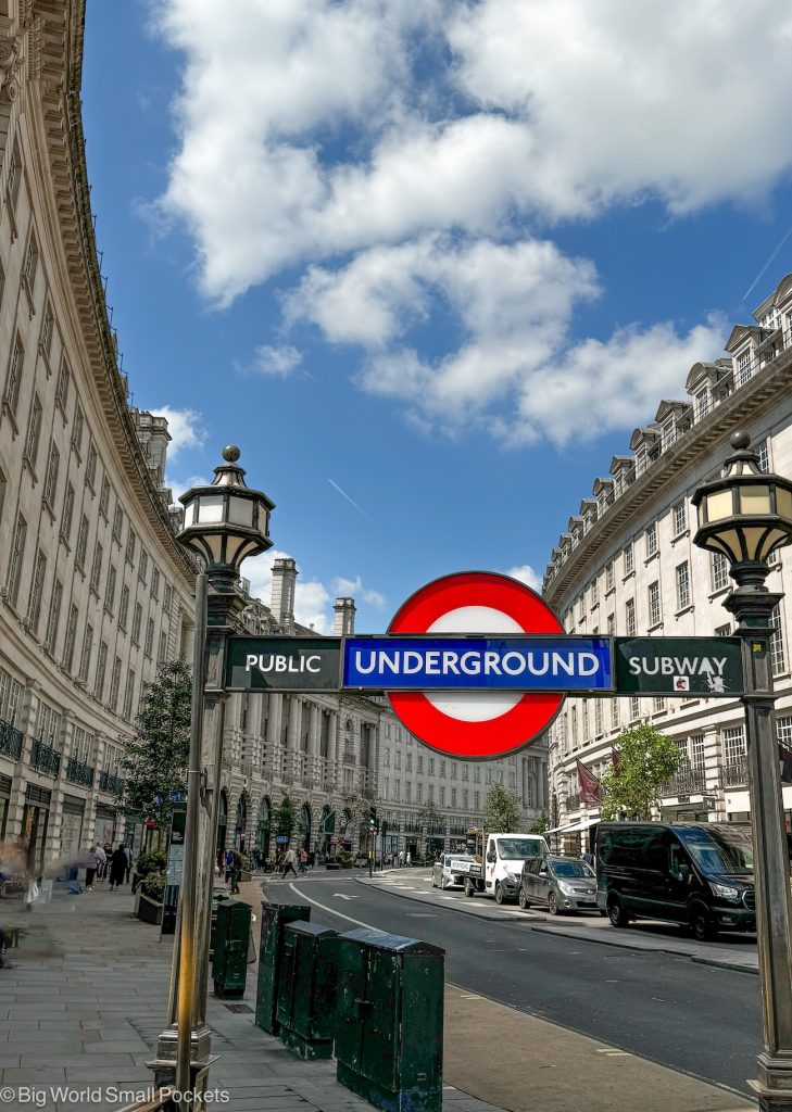London, Regents Street, Underground Sign