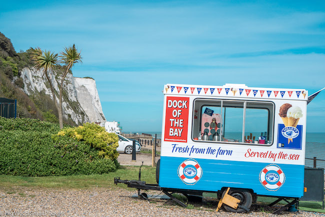 Kent, White Cliffs of Dover, Kiosk