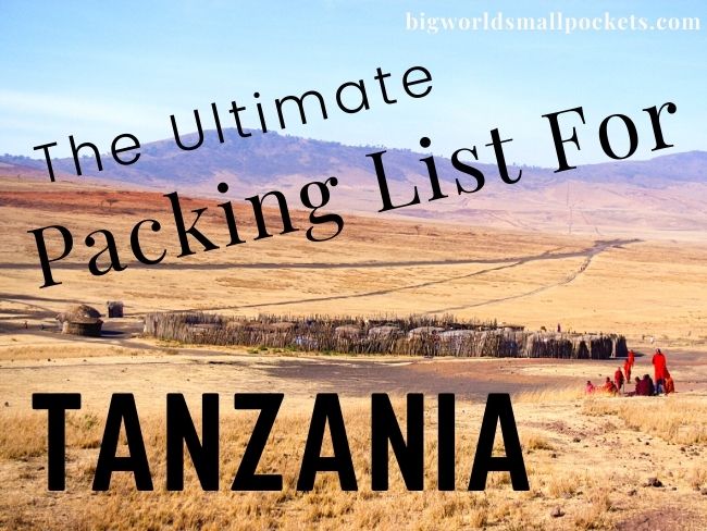 Ultimate Tanzania Packing List