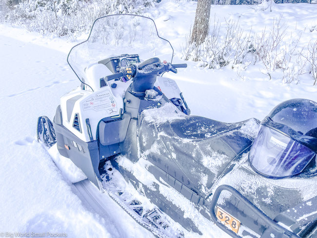 Finland, Lapland, Snow Mobile