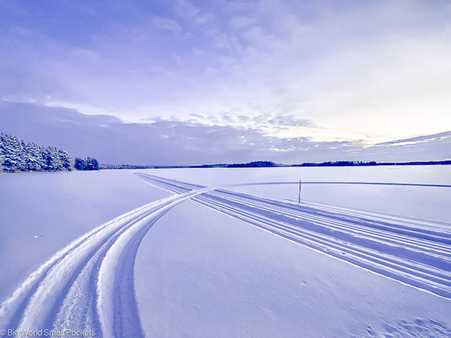 Finland, Lapland, Snow Tracks
