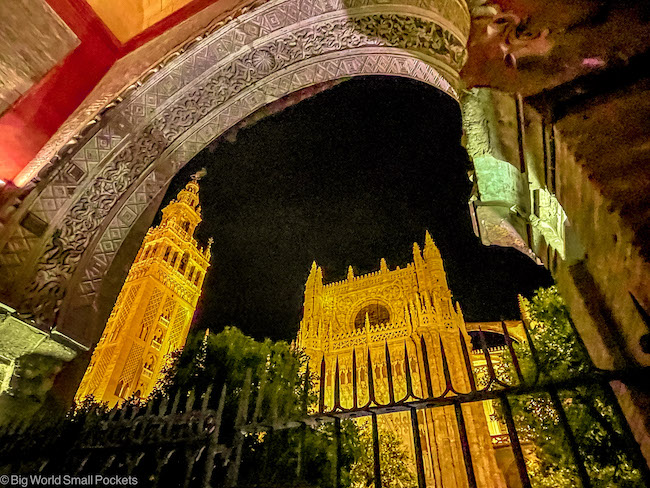 Spain, Seville, Evening Cathedral