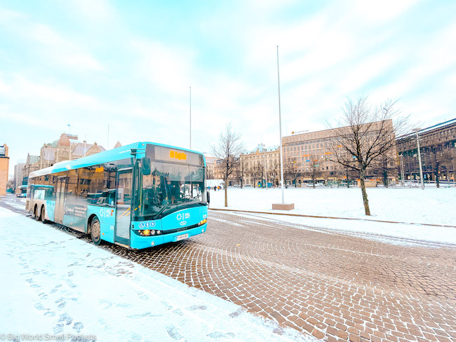 Finland, Helsinki, Bus
