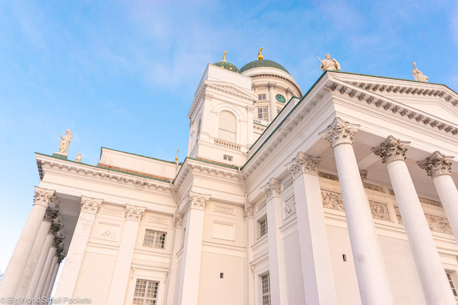 Finland, Helsinki, Cathedral Close Up