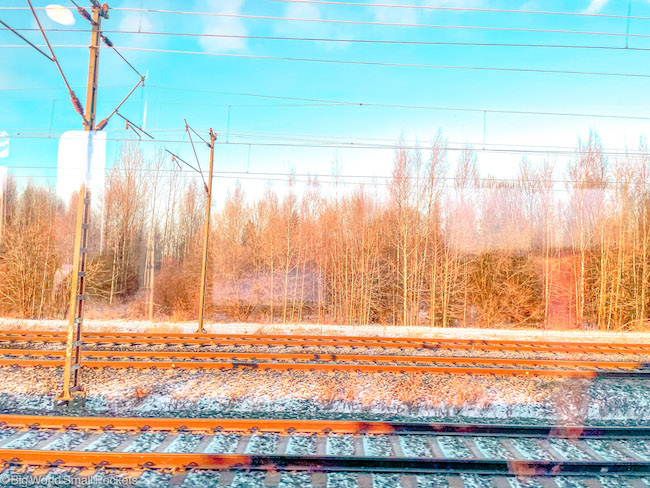 Finland, Helsinki, Train Tracks