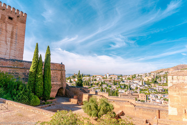 Granada, Alhambra, Alcazaba