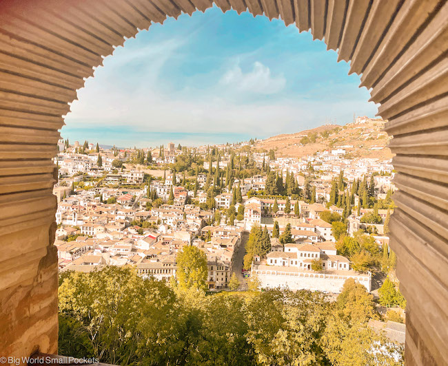 Granada, Alhambra, Arch View