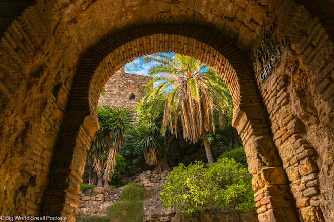 Malaga, Alcazaba, Archway