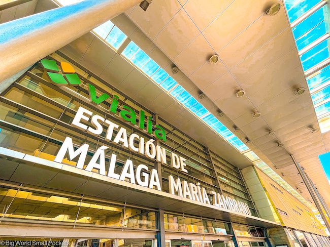 Spain, Malaga, Train Station