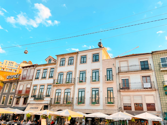 Portugal, Porto, Cafe & Buildings