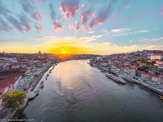 Portugal, Porto, City Sunset