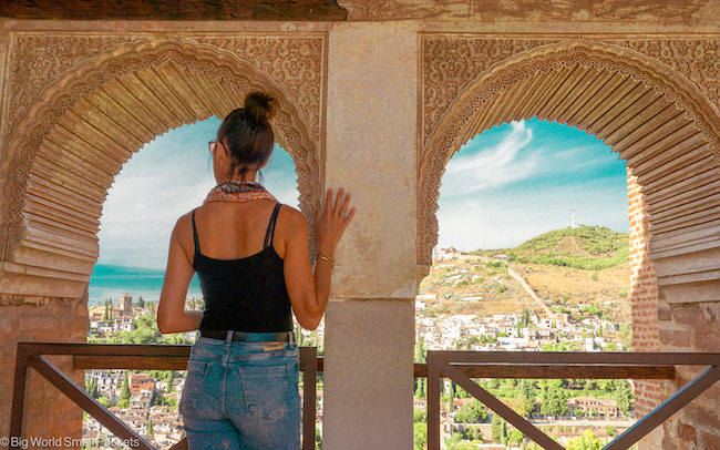 Spain, Andalusia Road Trip, Me at Alhambra