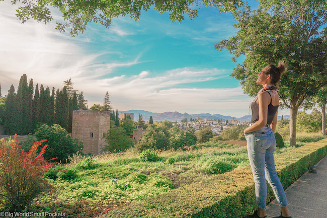 Spain, Andalusia Road Trip, Me in Granada