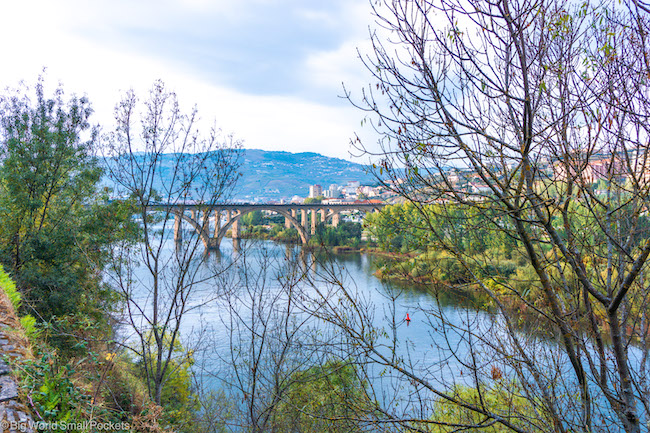 Portugal, Douro Valley, River and Bridge