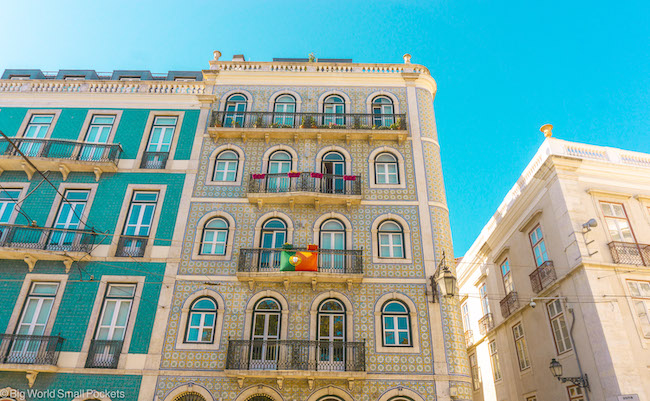Portugal, Lisbon, Blus Sky Buildings